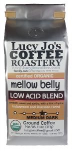 Lucy Jo's Coffee, Organic Mellow Belly Low Acid Blend