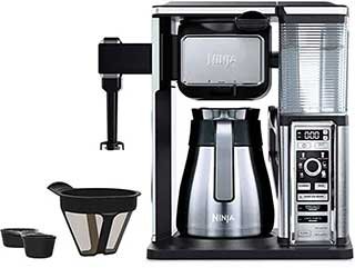 Ninja 10-Cup Carafe Coffee Maker (CF091 Model) Stainless Steel and Black